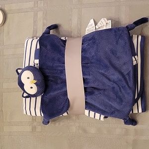Baby gift set navy blue